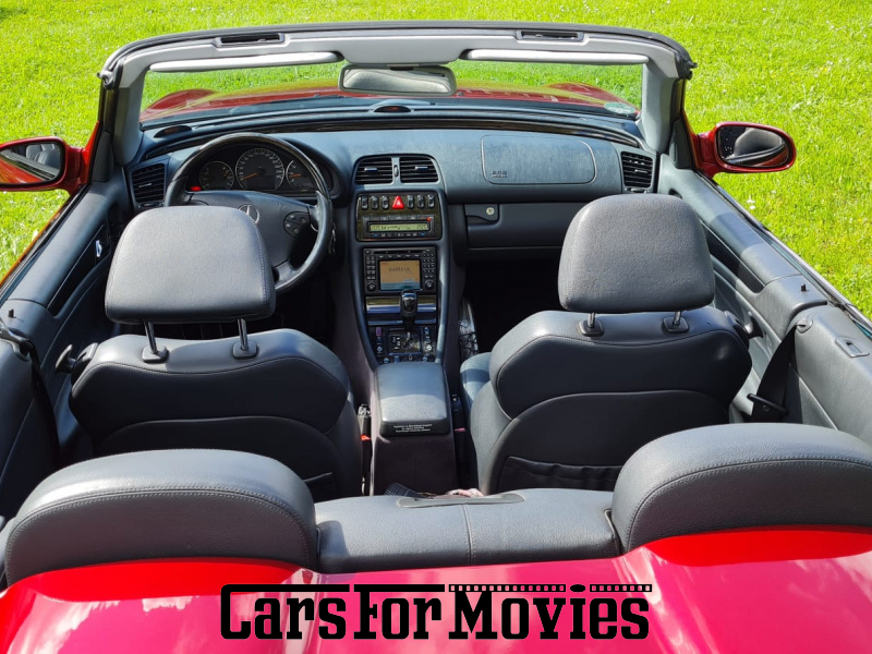 CarsForMovies | Mercedes Benz CLK 320  2001 Deutschland Rot Schwarz Zivilfahrzeug Cabrio Baden-Württemberg 6885 